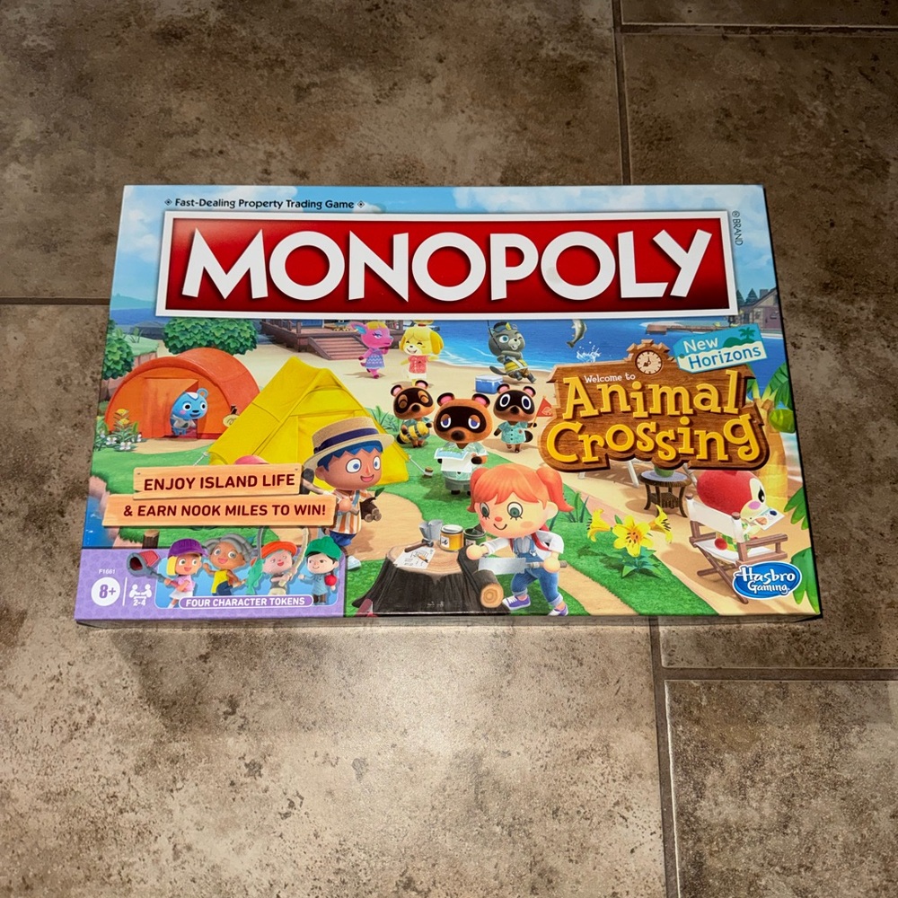 Animal Crossing Monopoly game